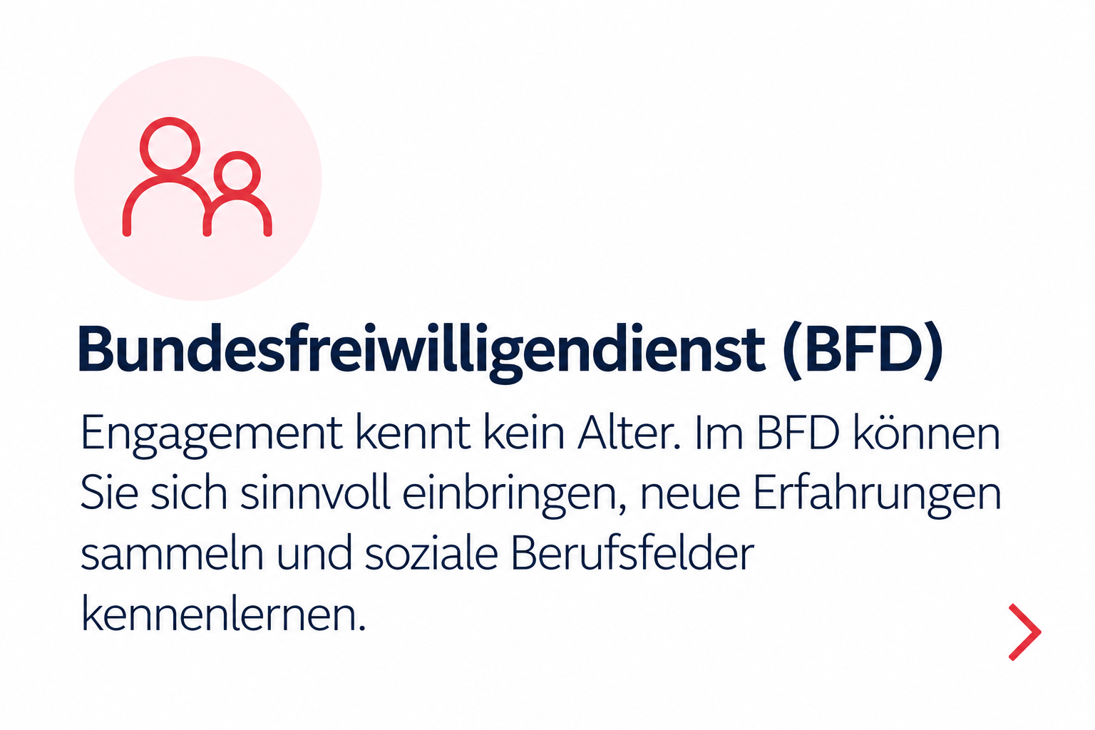 Bundesfreiwilligendienst (BFD)