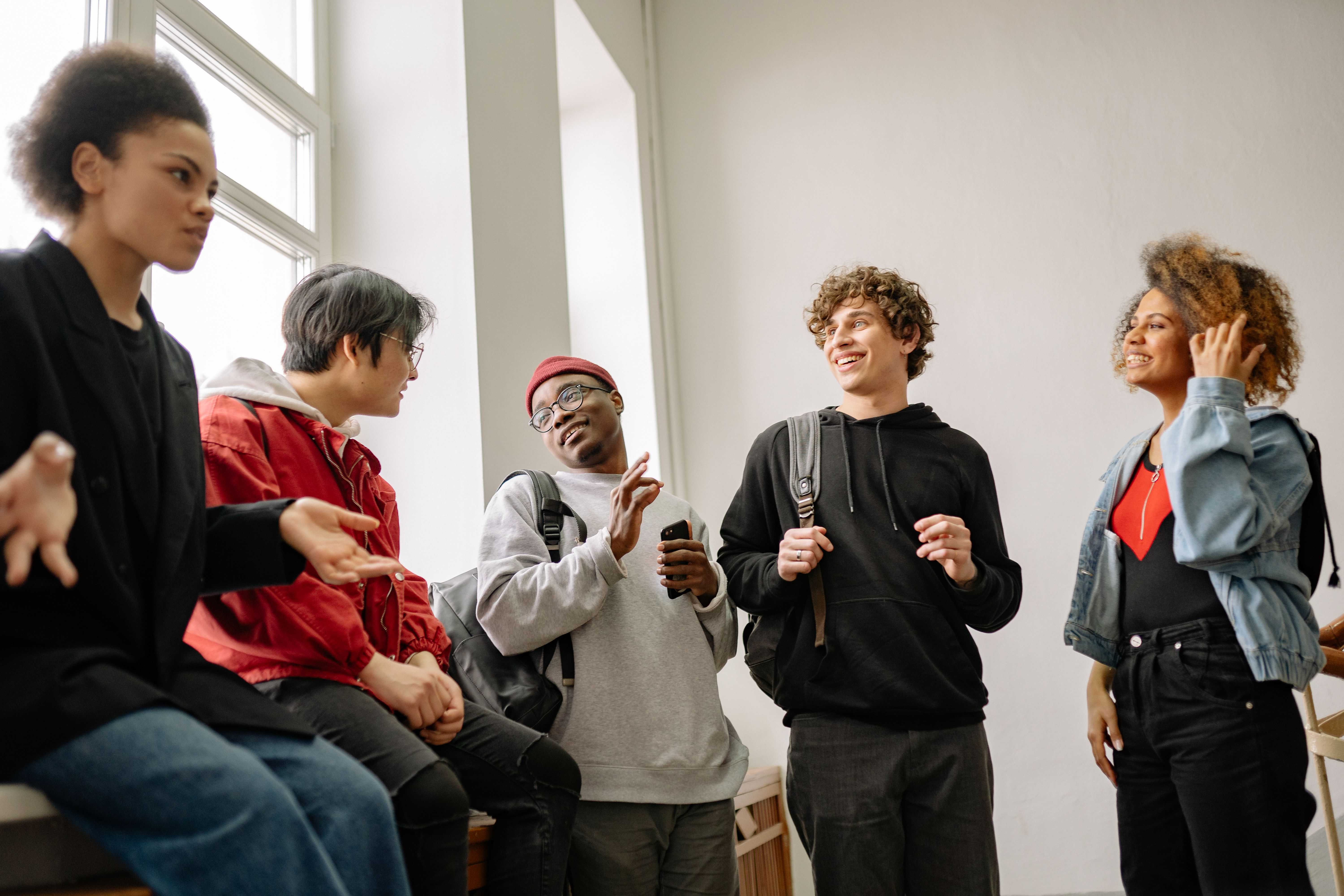 Gruppe junger Menschen Pexels-Motiv